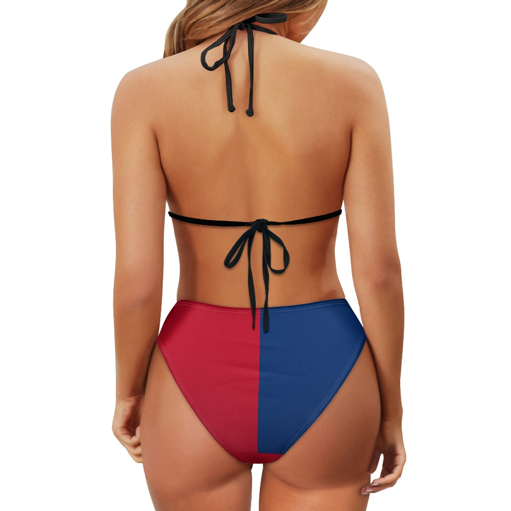 Texas Flag Inspired Women's Bikini