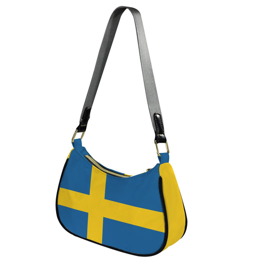 Sweden Flag Inspired Women's Shoulder Bag
