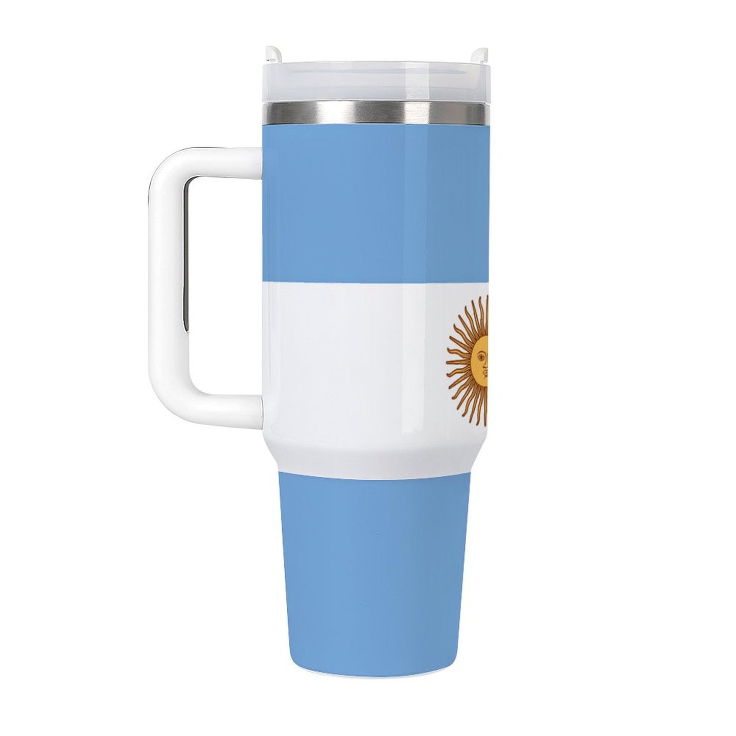Argentina Flag 40 oz Stainless Steel Tumbler - Made in USA