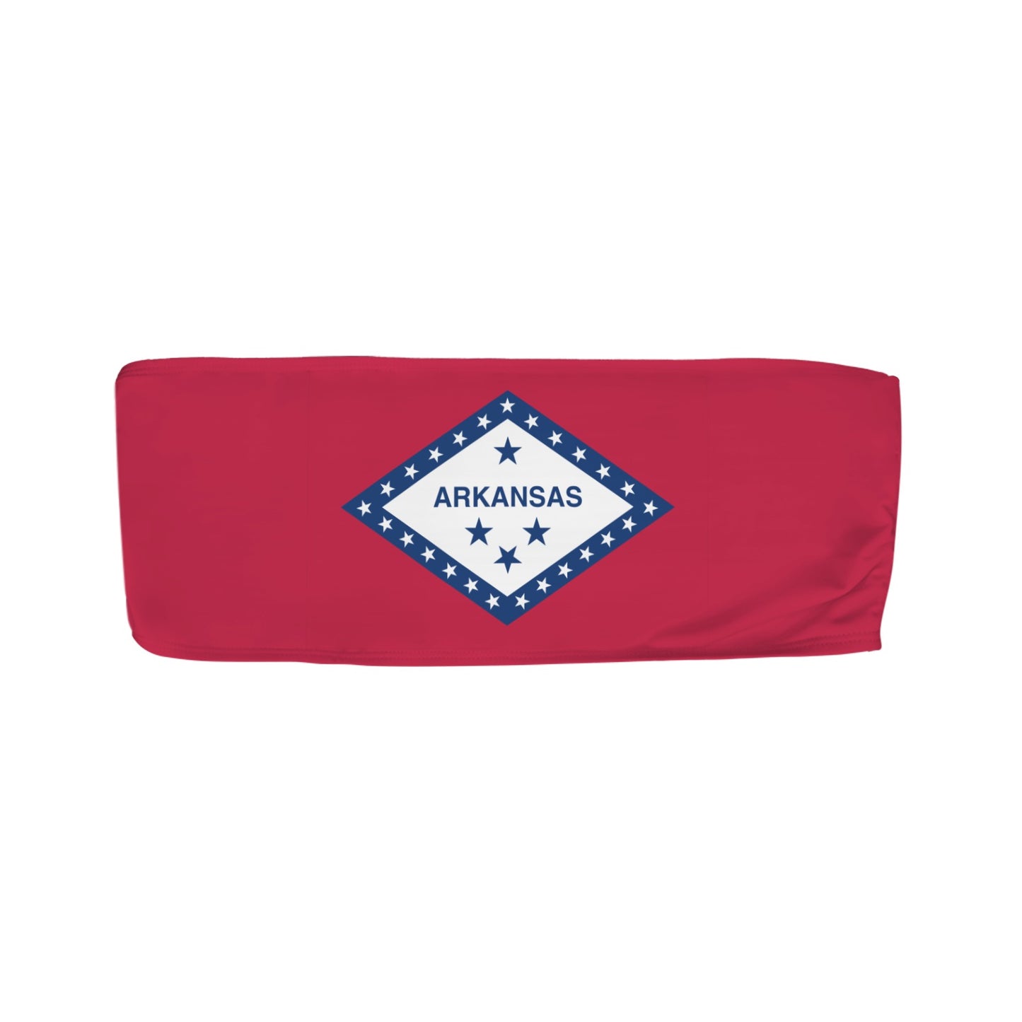 Arkansas Flag Inspired Bandeau Tube Bikini Top