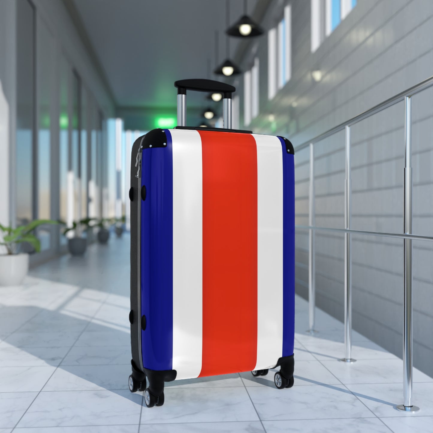 Costa Rica Flag Inspired Suitcase