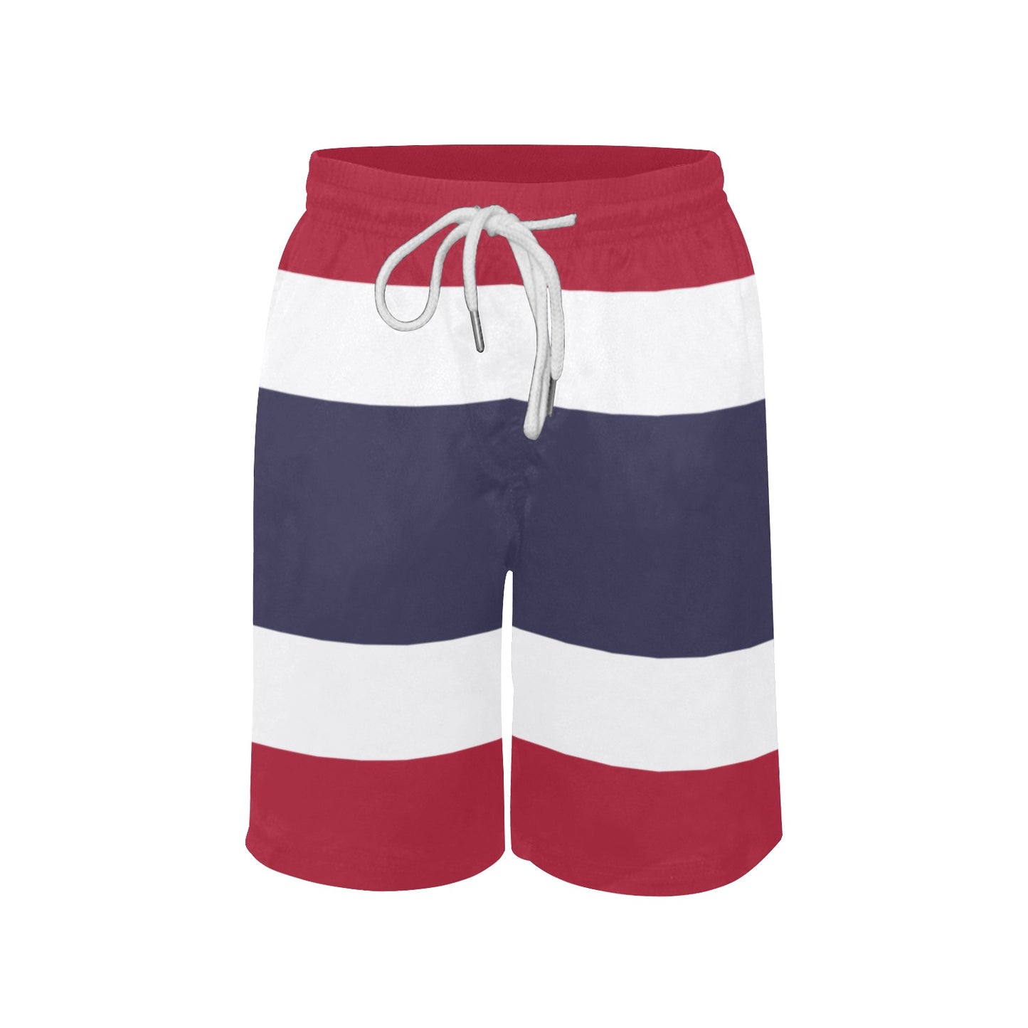 Thailand Flag Inspired Boys Beach Shorts