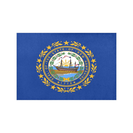 New Hampshire Flag Placemats 12" x 18" (Set of 6)