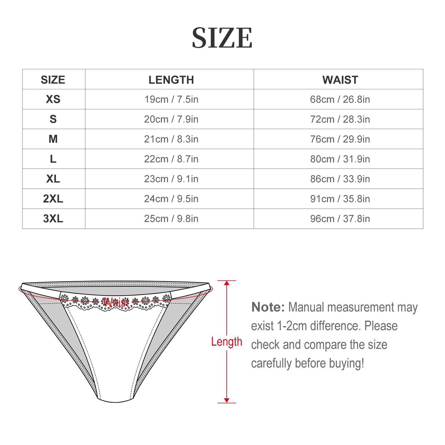 Mexico Flag Inspired Lace Trim Underwear