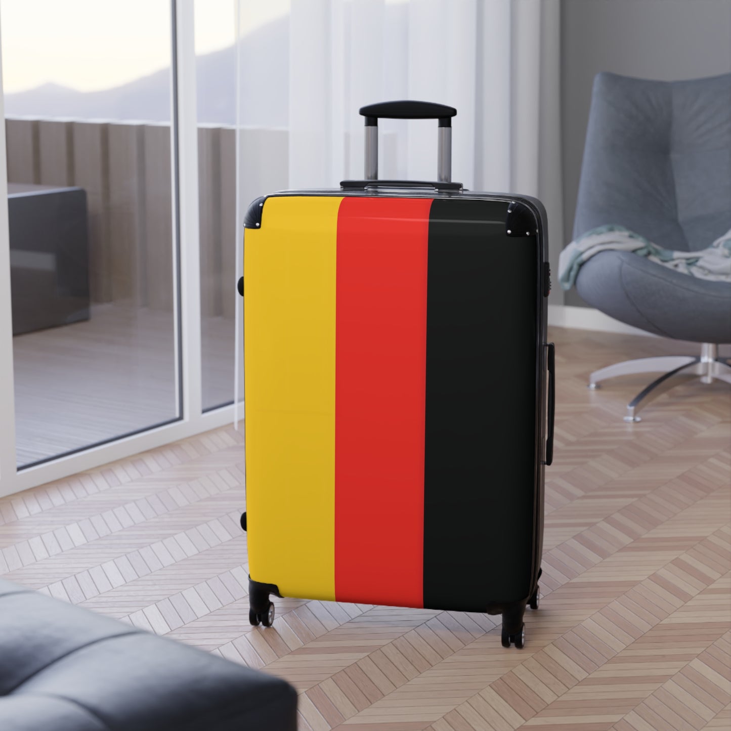 Germany Flag Inspired Suitcase