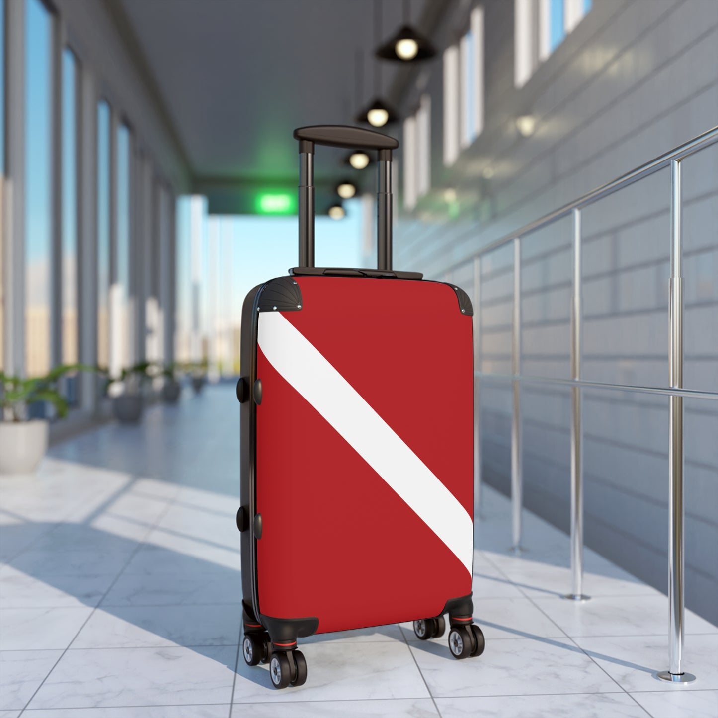 Diver Down Flag Inspired Suitcase