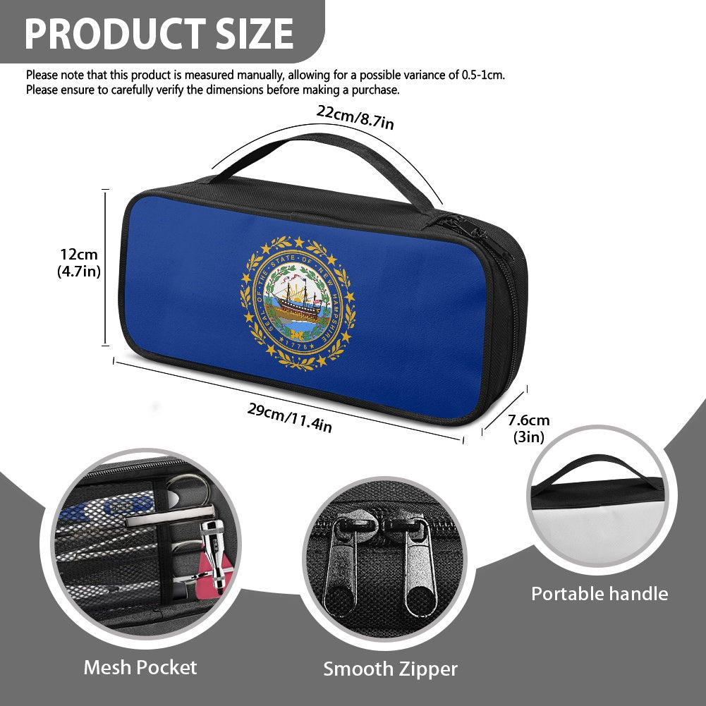 New Hampshire Flag Inspired Stethoscope Storage Bag