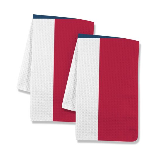 Georgia Flag Inspired Kitchen Towel 40X60cm (Pack of 2) (Made in the USA)