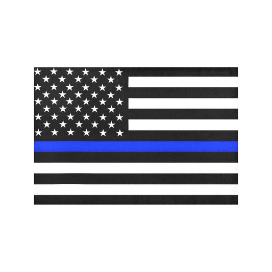 Thin Blue Line Flag Placemats 12" x 18" (Set of 6)