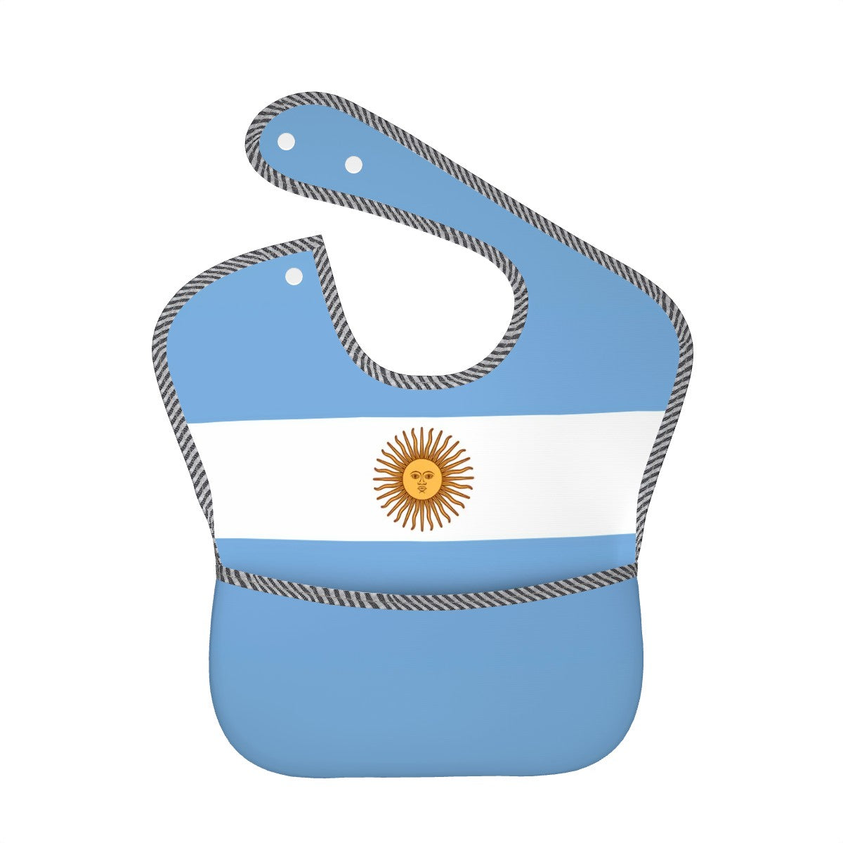 Argentina Flag Inspired Baby Bib