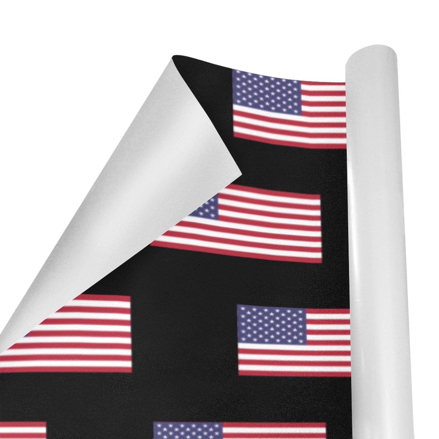 USA/American Flag Inspired Custom Gift Wrapping Paper 58"x 22.5" (4 Rolls)