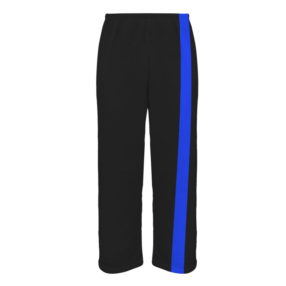 Thin Blue Line Flag Inspired Men's Flannel Pajama Trousers Printed in the USA