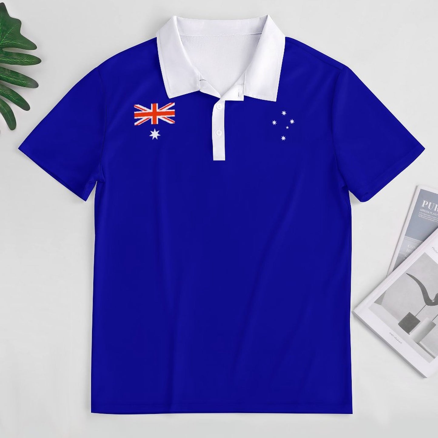 Australia Flag Inspired Women's Straight Fit Polo Shirt