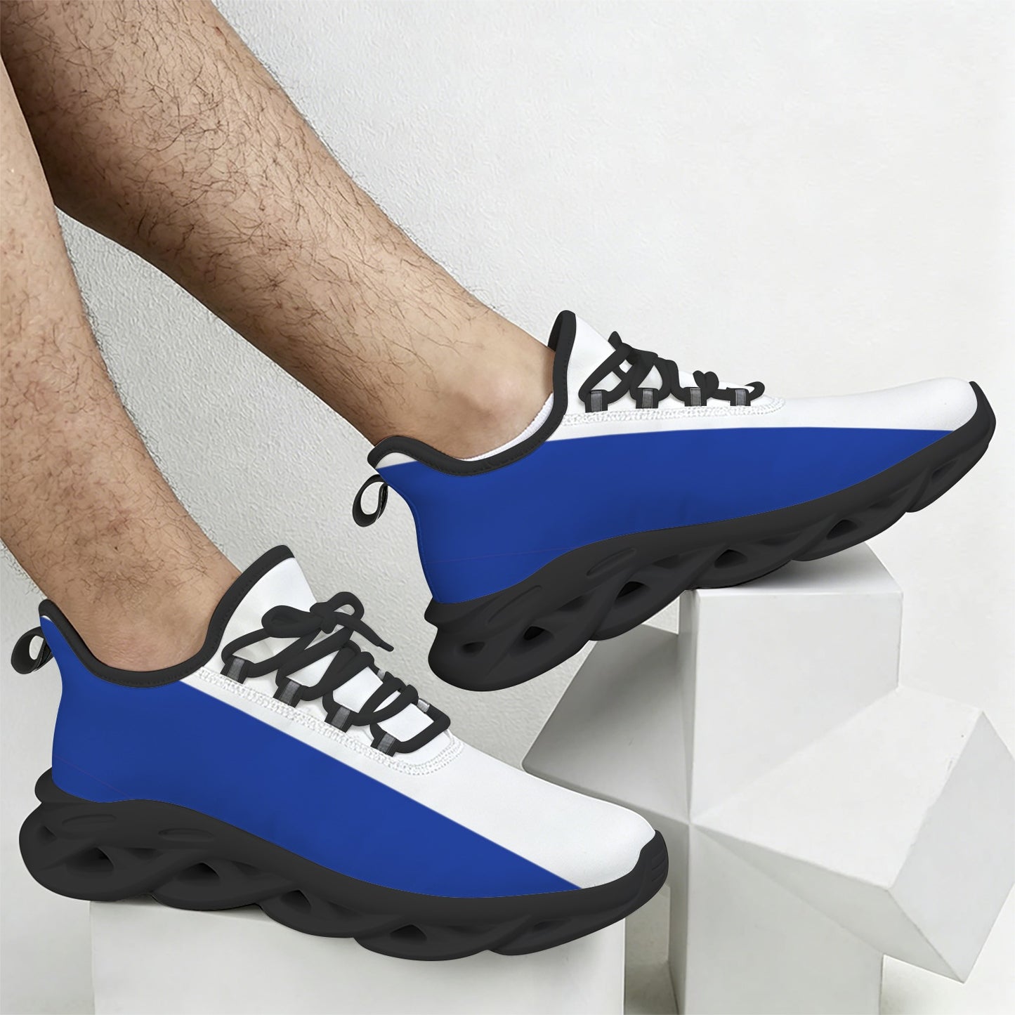 France Flag Inspired Men's Twisted Sole Sneakers