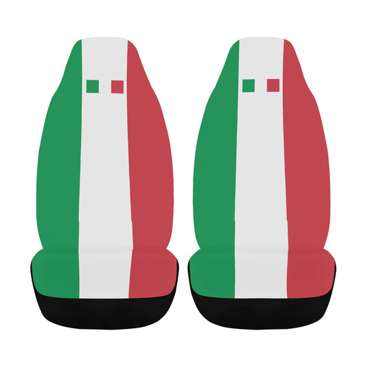 Italy Flag Car Seat Cover Airbag Compatible(Set of 2)