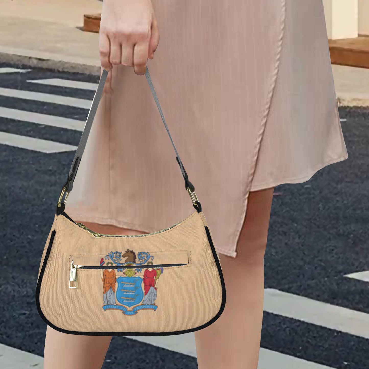 New Jersey Flag Inspired Women's Shoulder Bag