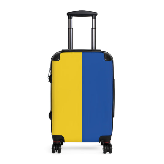 Ukraine Flag Inspired Suitcase