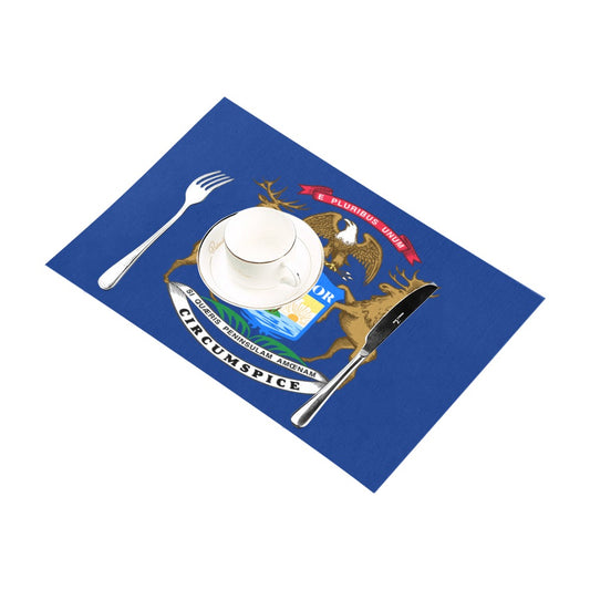 Michigan Flag Placemats 12" x 18" (Set of 6)