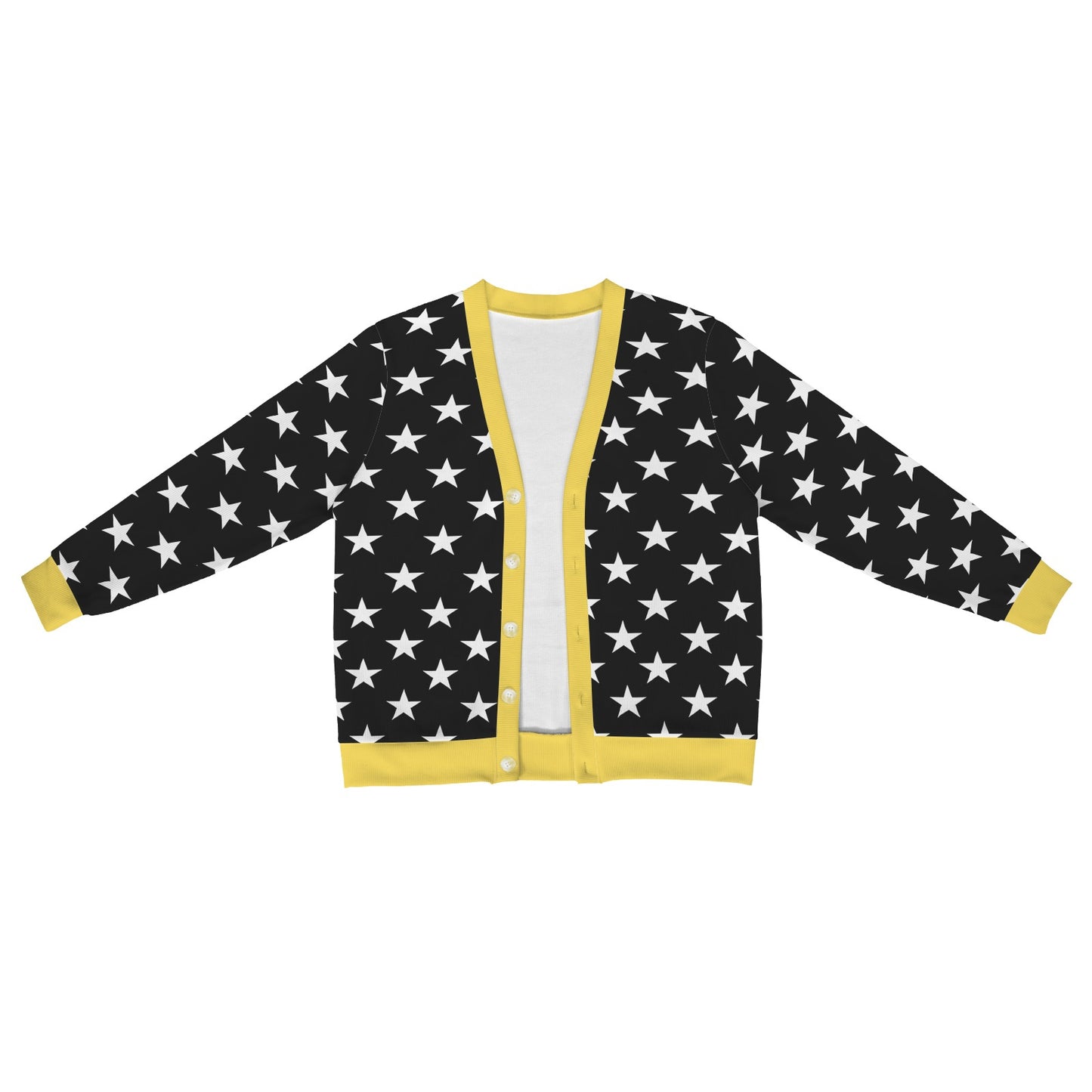 Thin Gold Line Flag Inspired Men's Cardigan