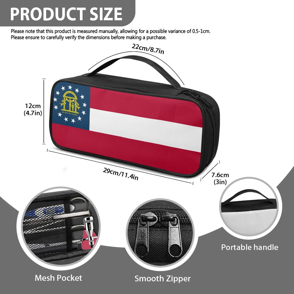Georgia Flag Inspired Stethoscope Storage Bag
