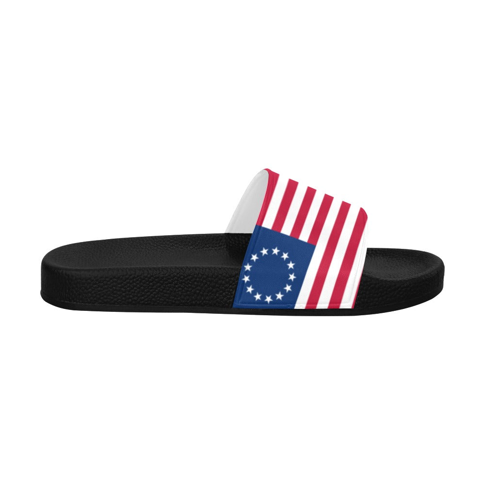 Betsy Ross Flag Men's Slide Sandals