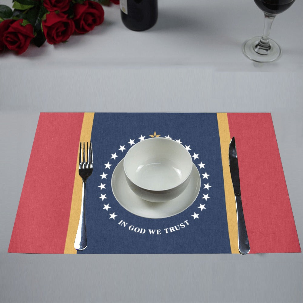 Mississippi Flag Placemats 12" x 18" (Set of 6)