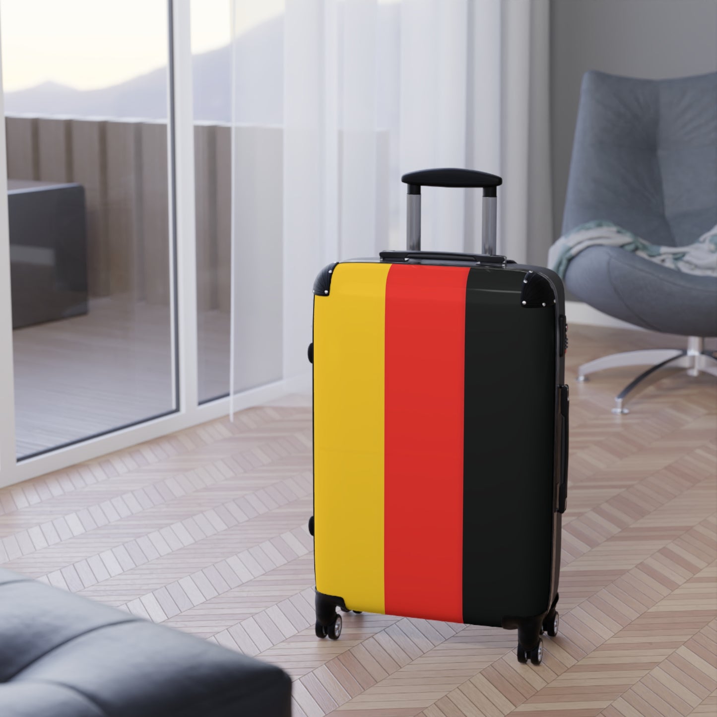 Germany Flag Inspired Suitcase