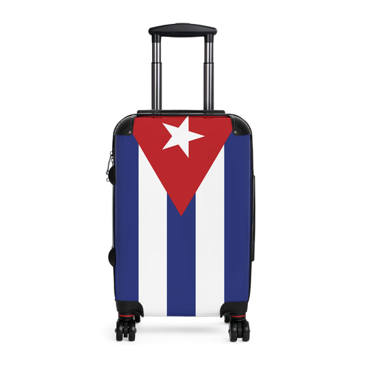 Cuba Flag Inspired Suitcase