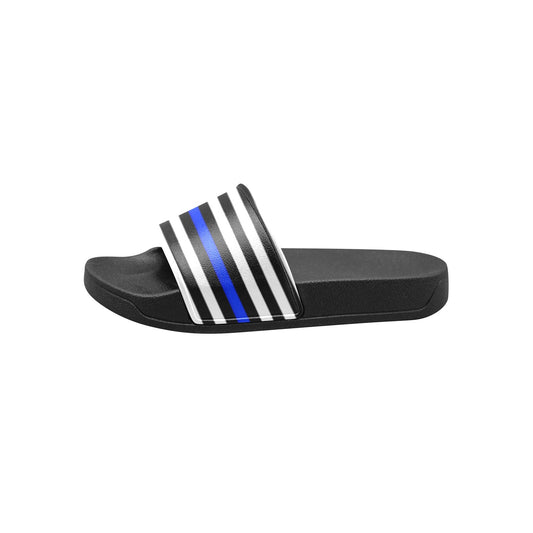 Thin Blue Line Flag Kid's Slide Sandals