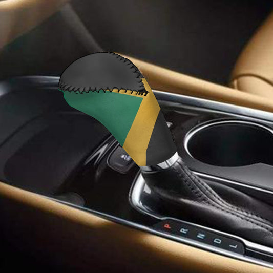 Jamaica Flag Inspired Gear Lever Cover+Hand Brake Cover