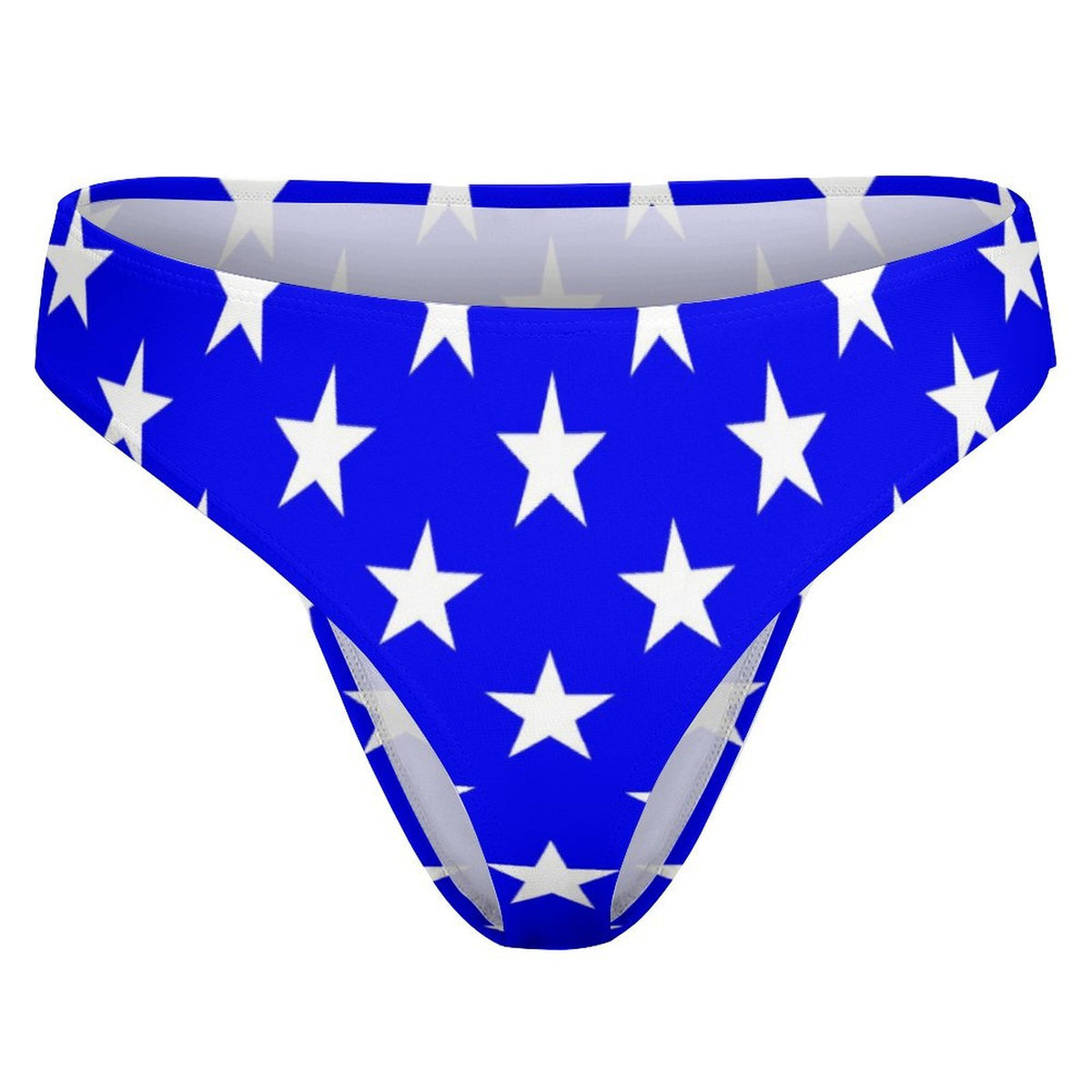 USA/American Flag Inspired Stars T-Back Thong Bikini Style-2