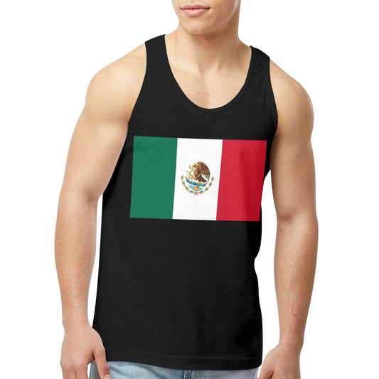 Mexico Flag Men's Tank Top (Front Printing) | Ships from USA