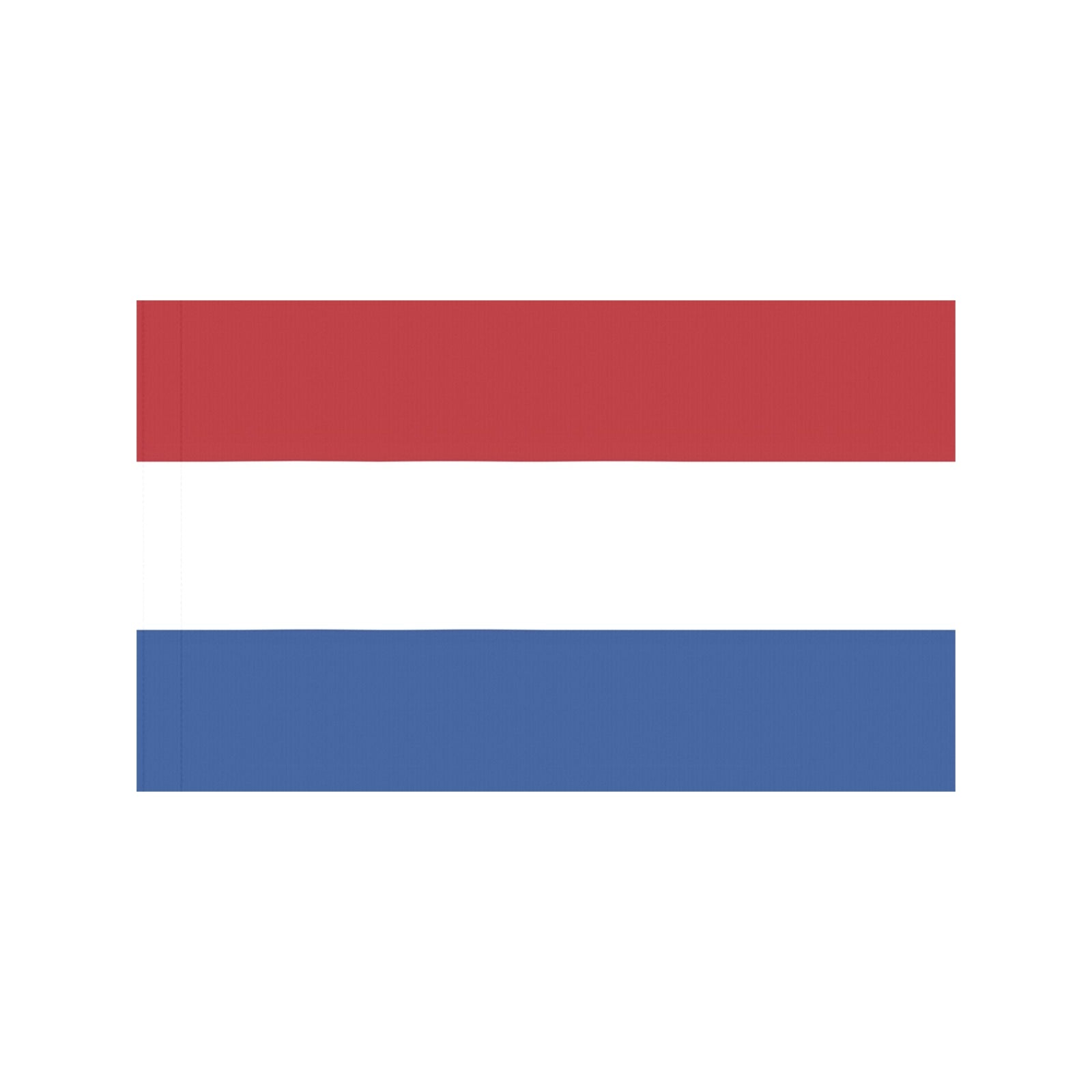 Red, white, blue horizontal stripes flag, Luv My Flag.