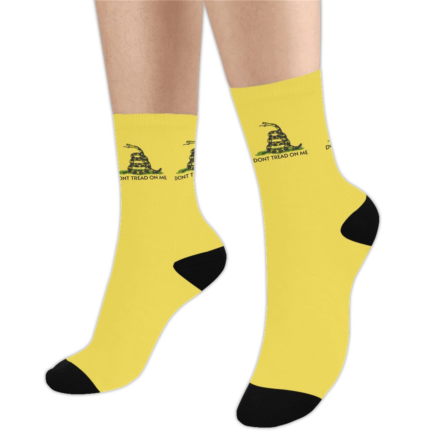 Gadsden Flag Inspired Socks Crew Socks | Ships from USA