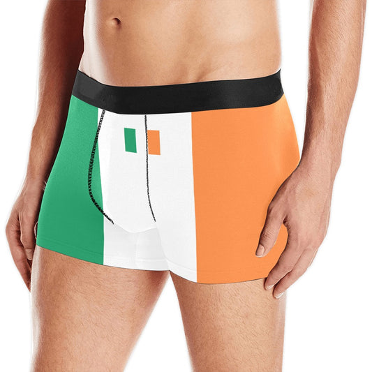 Ireland Flag Inspired Mens Boxer Briefs Made in the USA