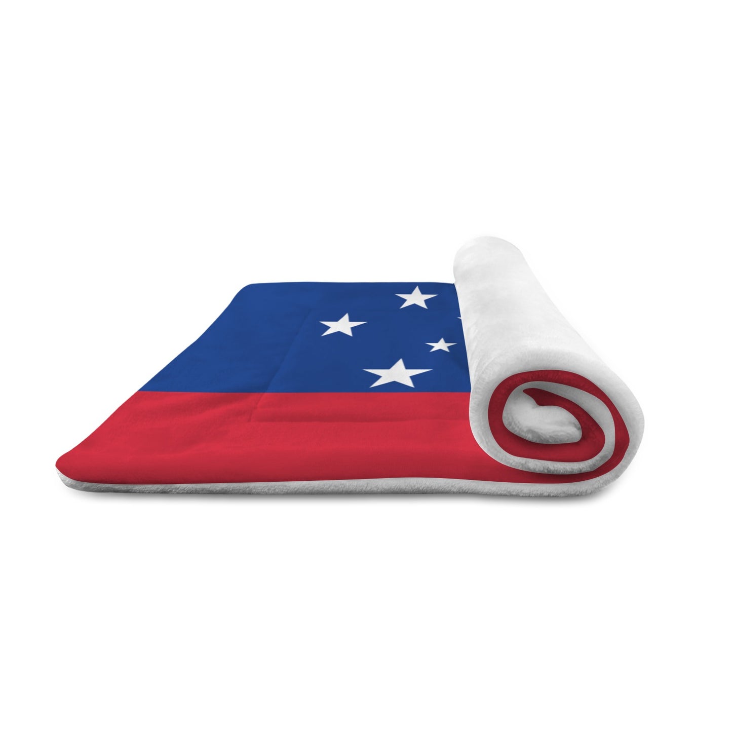 Samoa Flag Inspired Pet Mat 25x18inch (Made in the USA)