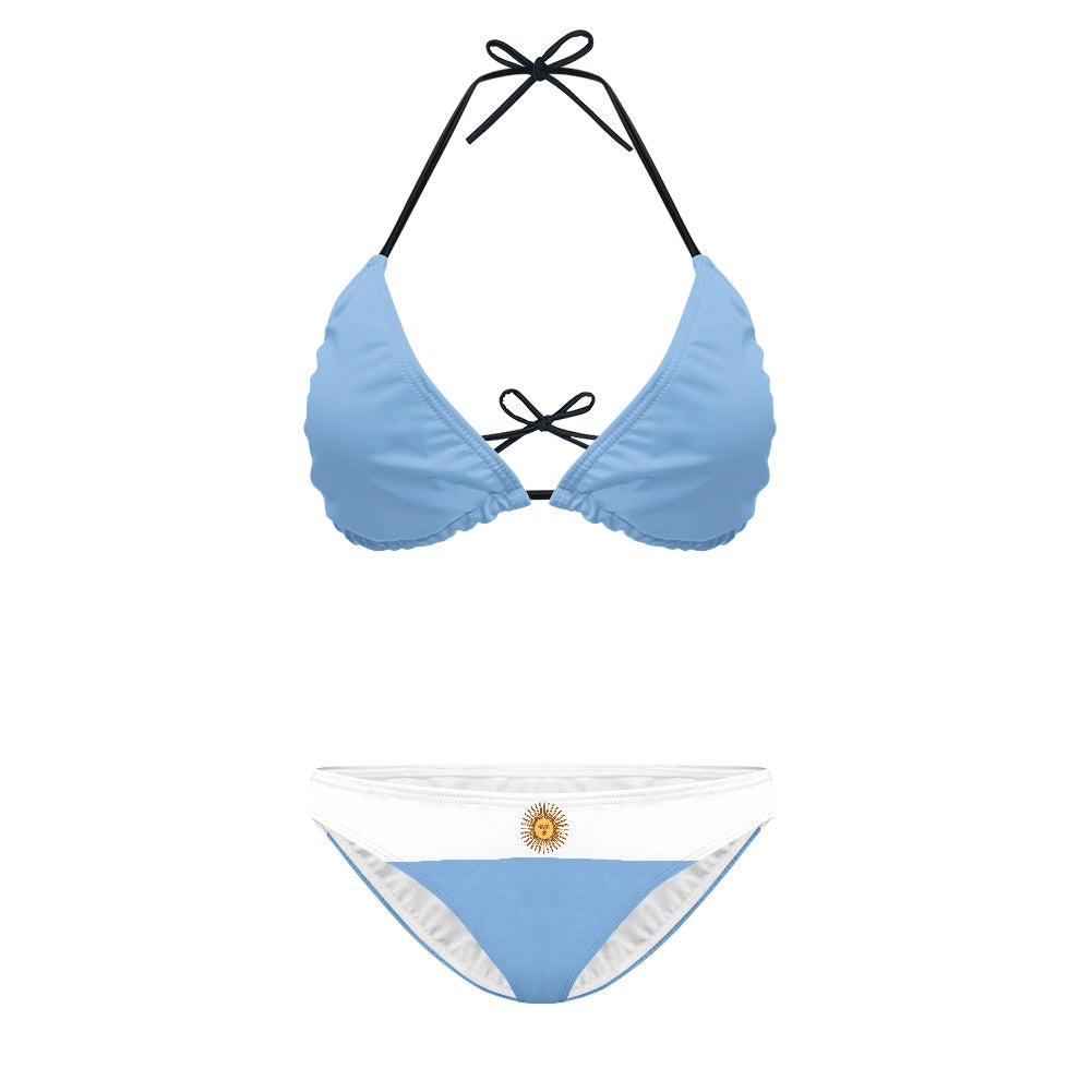 Argentina Flag Inspired Women's Bikini