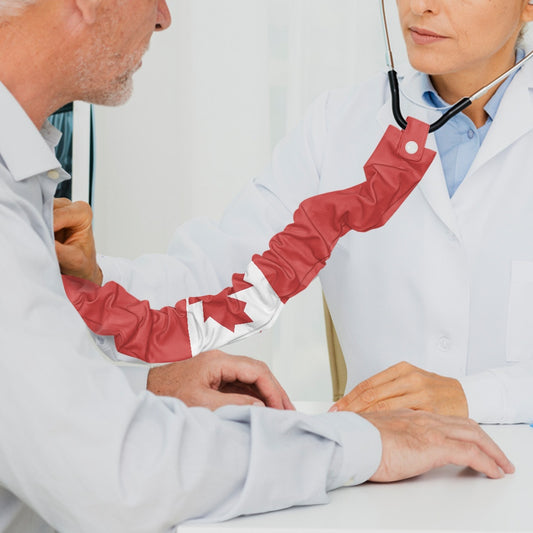 Canada Flag Inspired Stethoscope Protective Cover