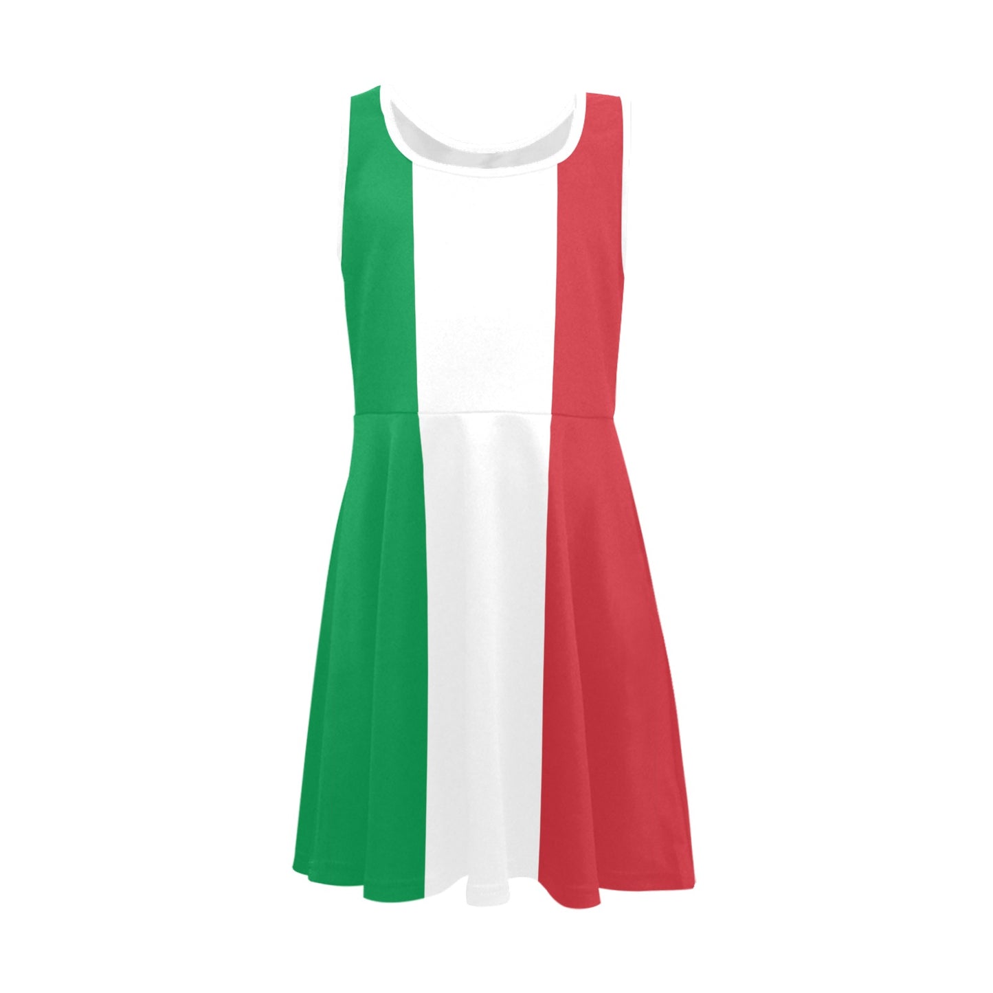 Italy Flag Inspired Girls' Sleeveless Sundress | Ships from USA