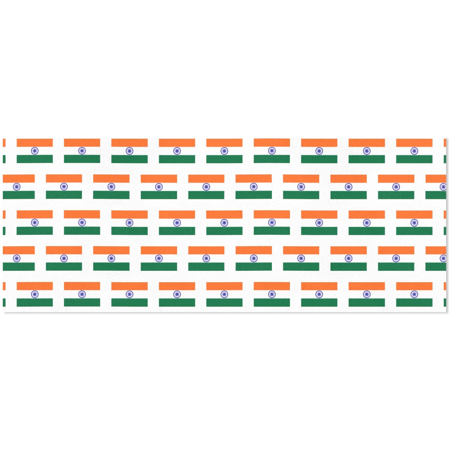 India Flag Inspired Custom Gift Wrapping Paper 58"x 22.5" (4 Rolls)