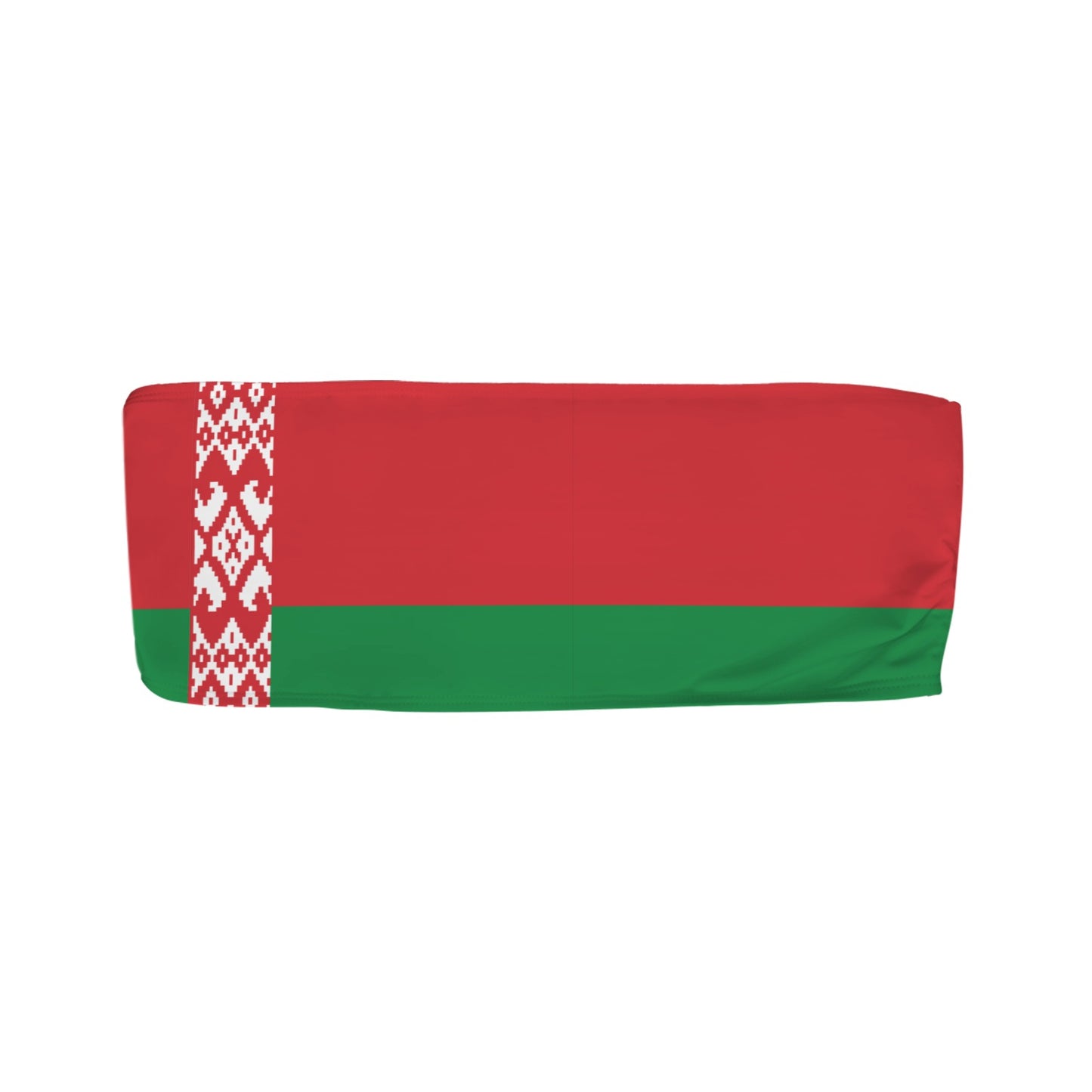 Belarus Flag Inspired Bandeau Tube Bikini Top