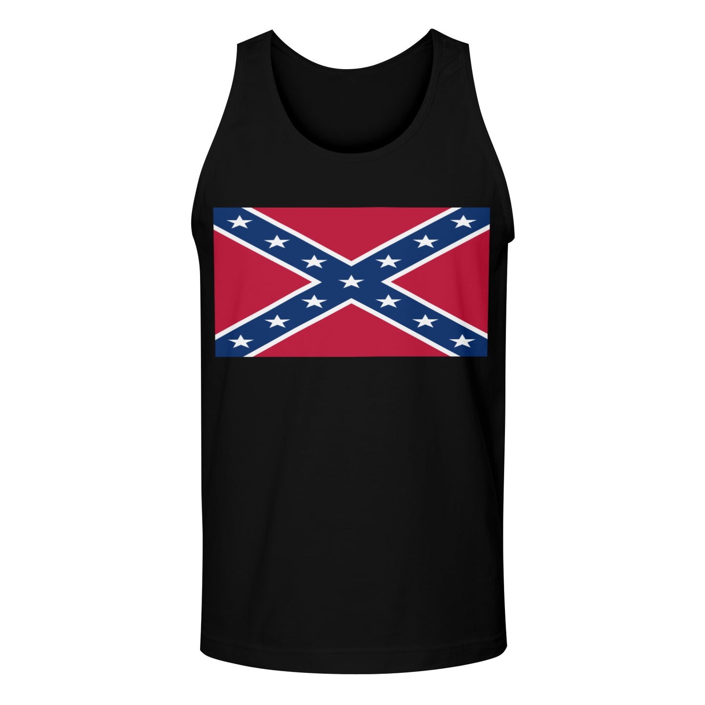 Confederate States Battle Flag Men's Tank Top (Front Printing) | Ships from USA