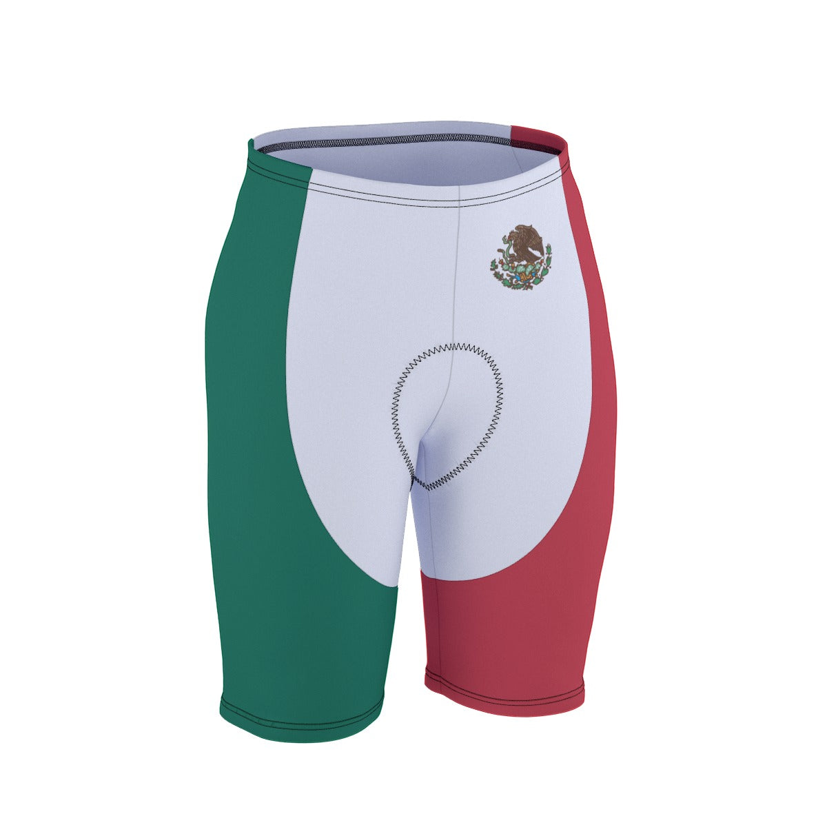 Mexico Flag Inspired Men’s Cycling Shorts