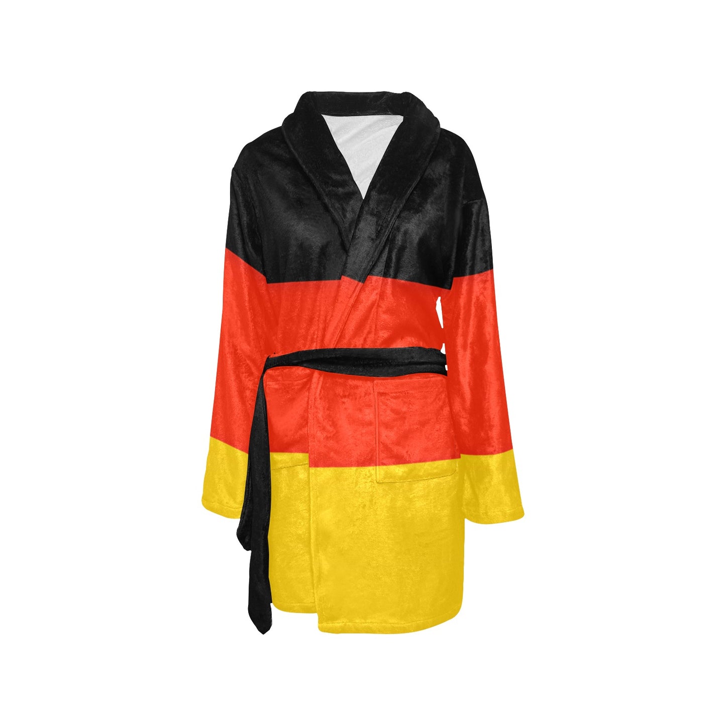 Germany Flag Inspired Women's Fleece Robe