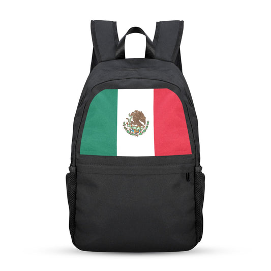 Mexico Flag Inspired Casual Backpack Printed in the USA