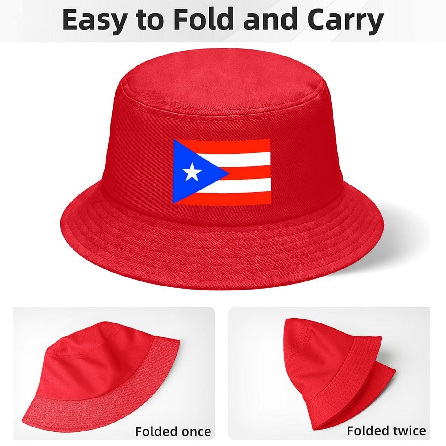 Puerto Rico Flag Inspired Kids’ Bucket Hat | Ships from USA