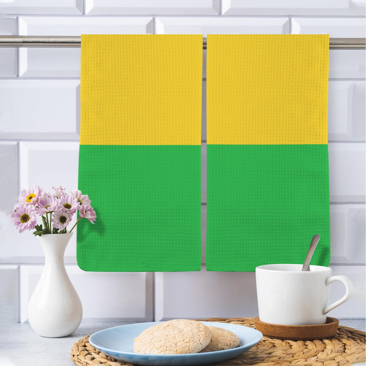 Mali Flag Inspired Kitchen Towel 40X60cm (Pack of 2) | Printed In the USA