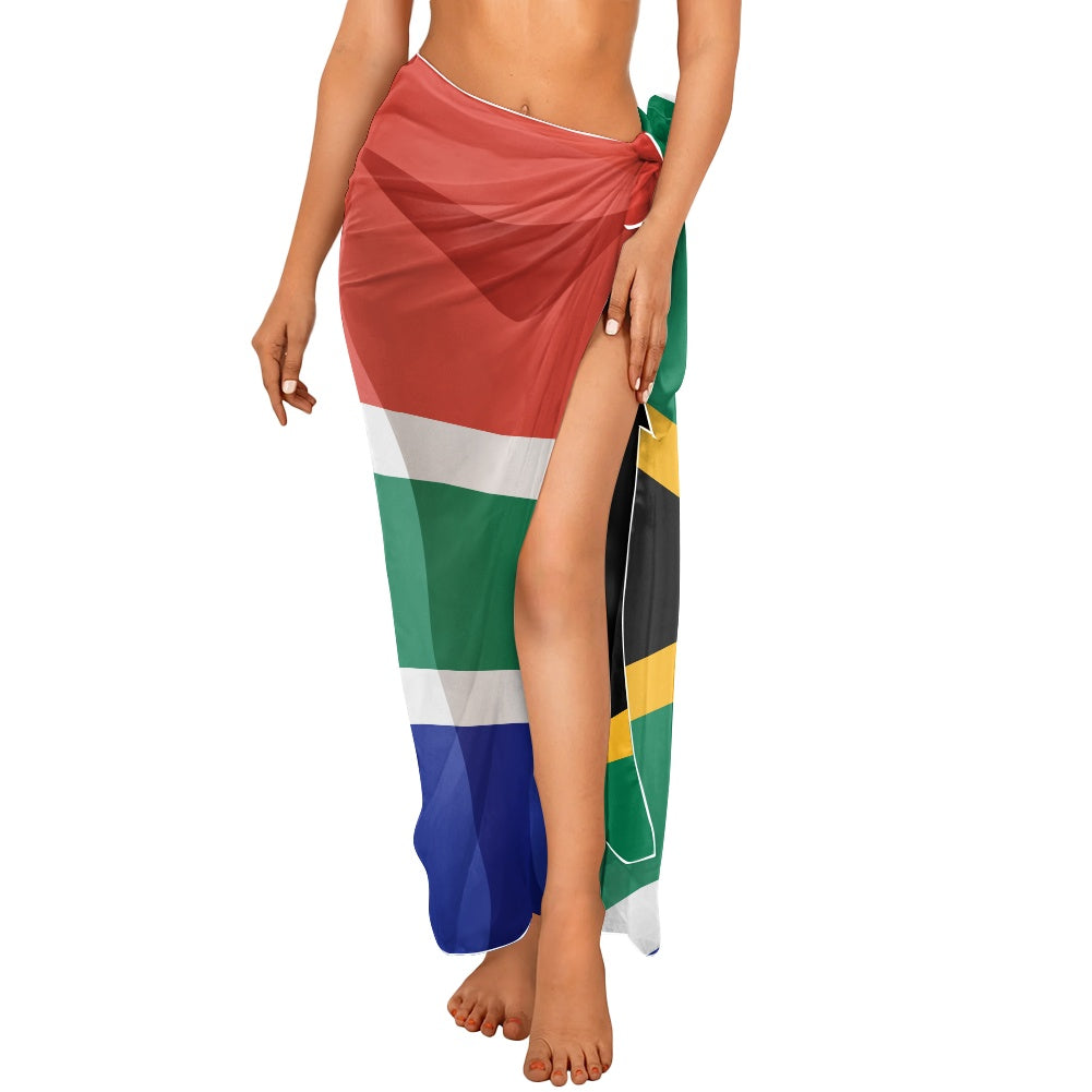 South Africa Flag Inspired Bikini Cover-Up