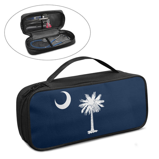 South Carolina Flag Inspired Stethoscope Storage Bag