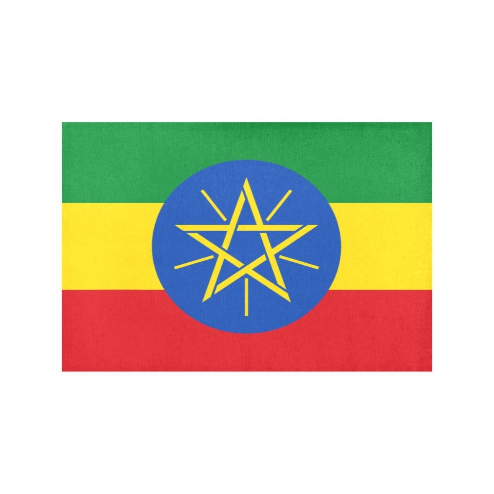 Ethiopia Flag Placemats 12" x 18" (Set of 6)